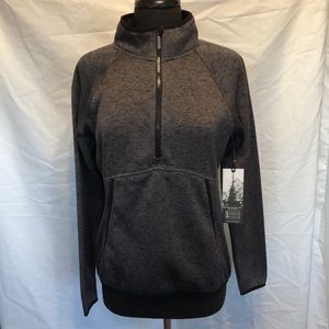 Women’s Freedom Trail by Kyodan 3/4 zip heathered gray pullover NWT Size M